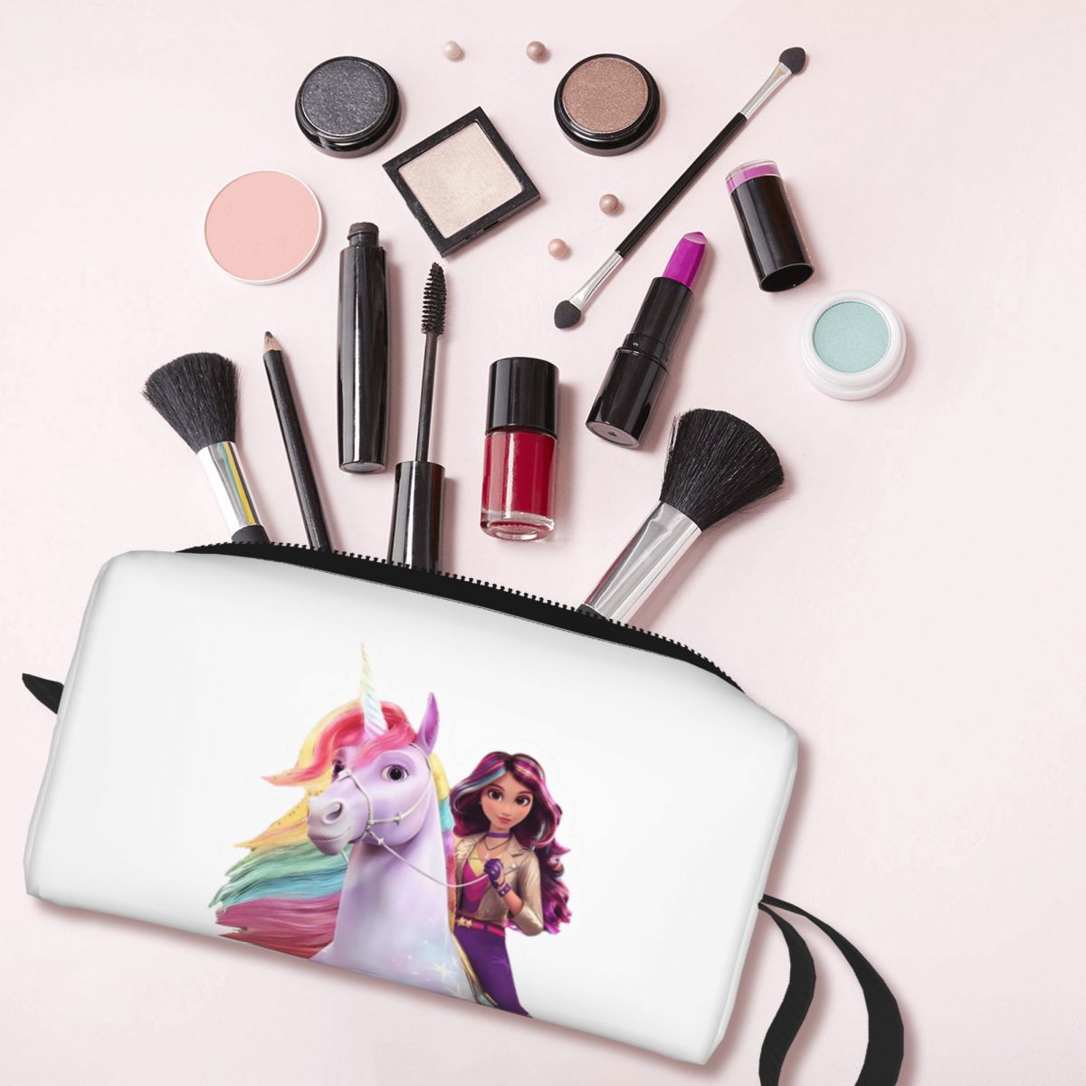 Beauty Makeup Academy - ユニコーンアカデミー ソフィア ワイルドスター メイクアップバッグ 化粧品オーガナイザー トイレタリー化粧品バッグ