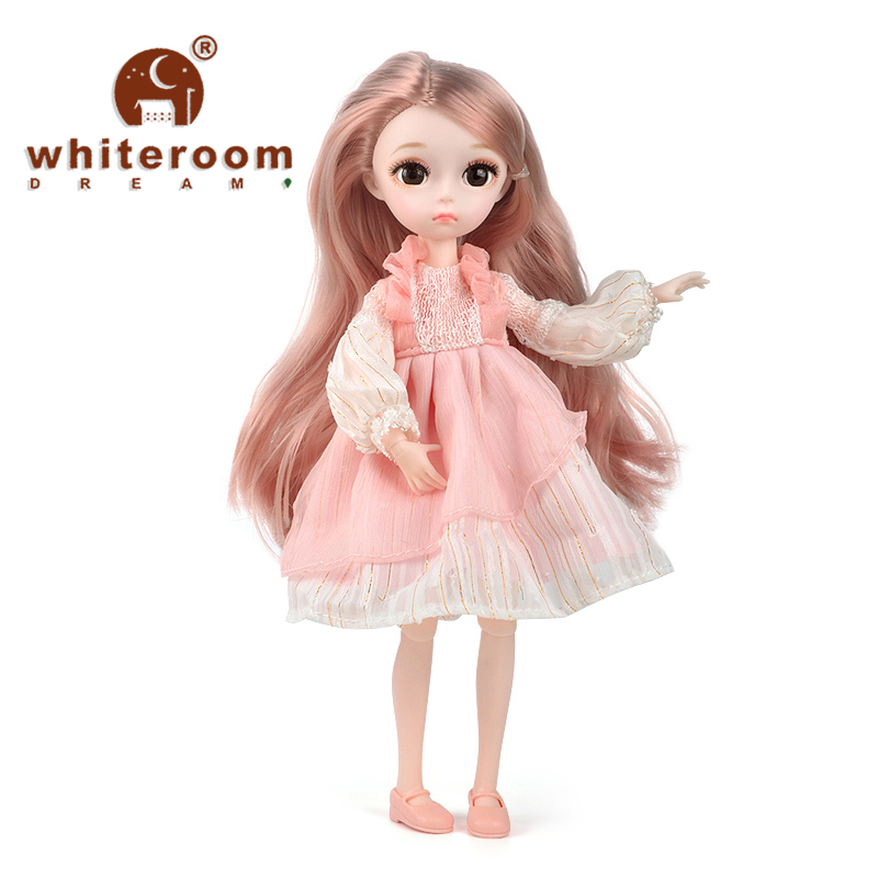 Pure Beauty Hair & Makeup - 女の子のための長い髪のbjd人形、美しい化粧、美しくてかわいい、美しくて魅力的、純粋なバイオリン、エレガントで魅力的、誕生日とホリデーギフト、25cm