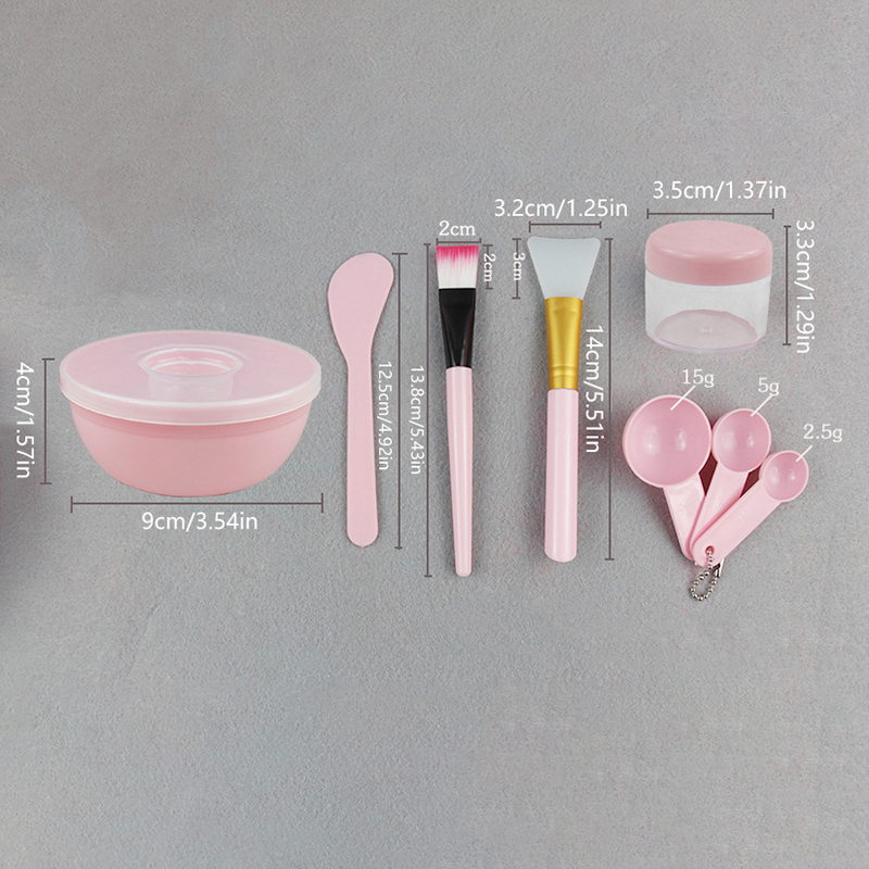 Makeup Beauty Set - フェイシャルブラシマスクボウルスプーンセットマスクブラシバーDIY美容ツールミキシングツールスキンケアメイクアップ用品女性用フェイシャルツール