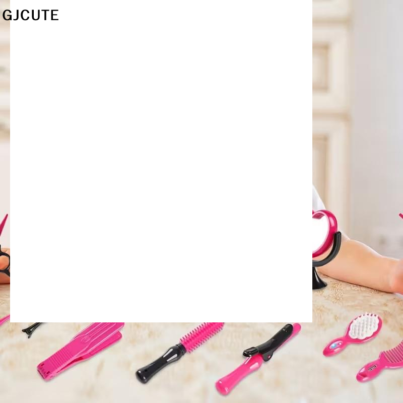 Beauty Makeup For Kids - 17点セット 女の子用ビューティーサロンセット メイクアップキット 子供向けごっこ遊び おもちゃ コスプレ