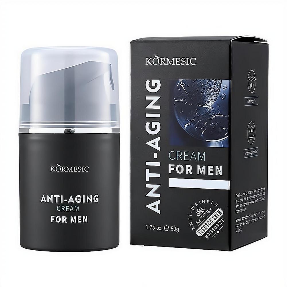 Anti-Aging Face Cream - メンズフェイスクリームアンチエイジングしわクリーム保湿保湿引き締め保湿剤男性の肌用