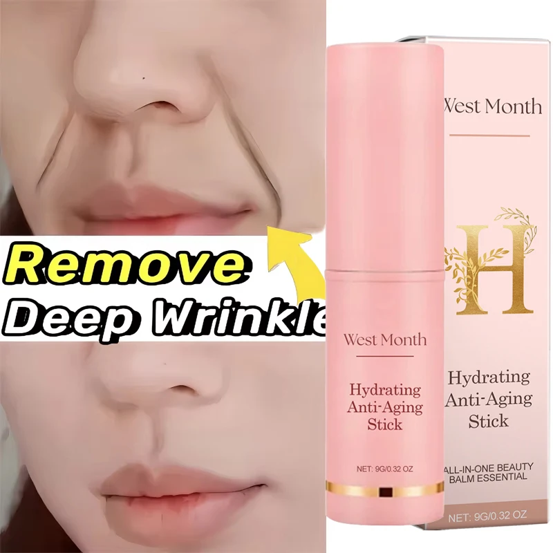 Anti-Aging Face Cream - コラーゲンしわ除去マルチバウンスバームスティックインスタントアンチエイジング引き締めリフト顔のくすんだ肌を明るく保湿化粧品