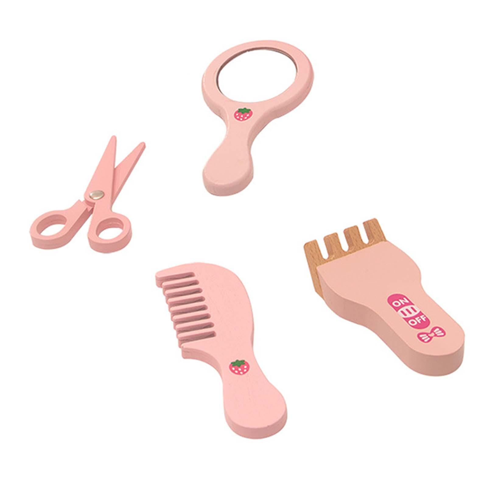 Beauty Halloween Makeup - 木製メイクアップビューティーおもちゃセット 小さな女の子向け化粧品おもちゃ 微細運動能力向上 ロールプレイング ハロウィン 誕生日