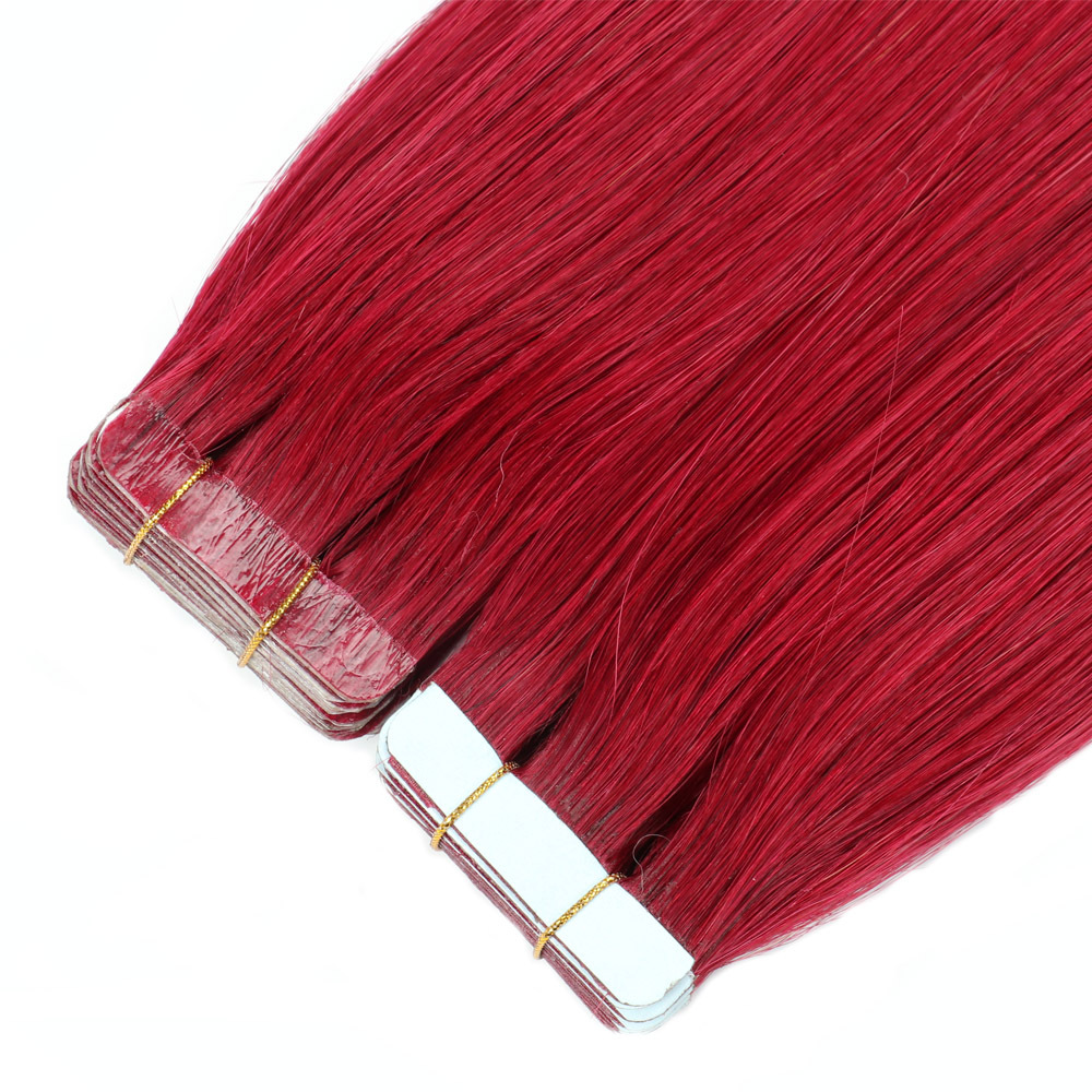 人間の髪の毛のエクステンション、シームレスな肌の横糸、目に見 - Pure Beauty Hair & Makeup のレビューと価格