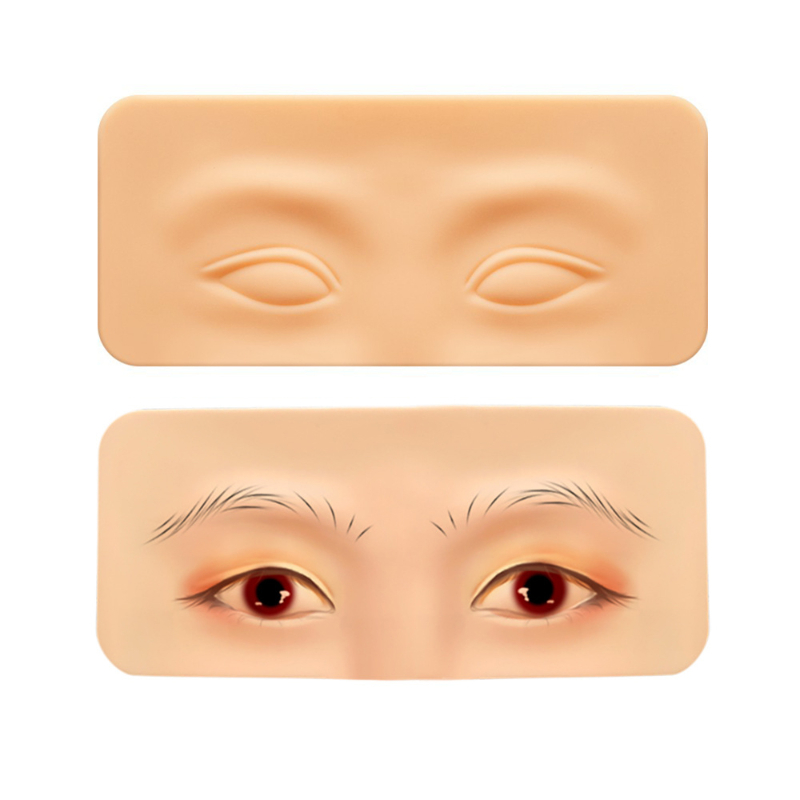 プレミアム5Dシリコン製眉毛タトゥー練習用スキンパッド、アイ - Beauty Makeup Academy のレビューと価格