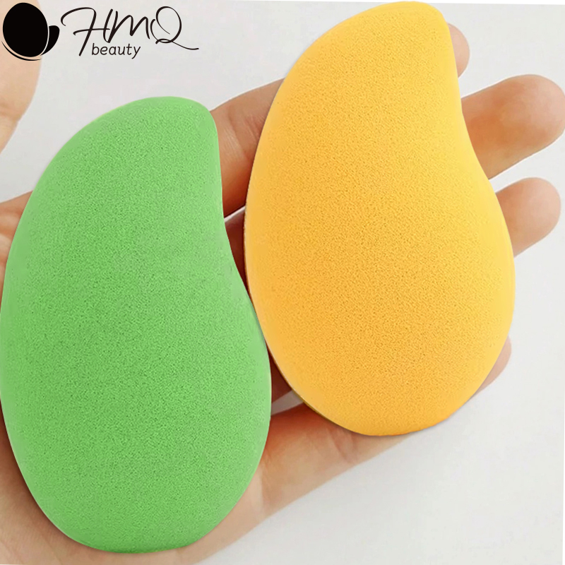 12/2 個マンゴー形状ソフトメイクスポンジ顔美容化粧品パウ - Beauty Makeup Blender のレビューと価格