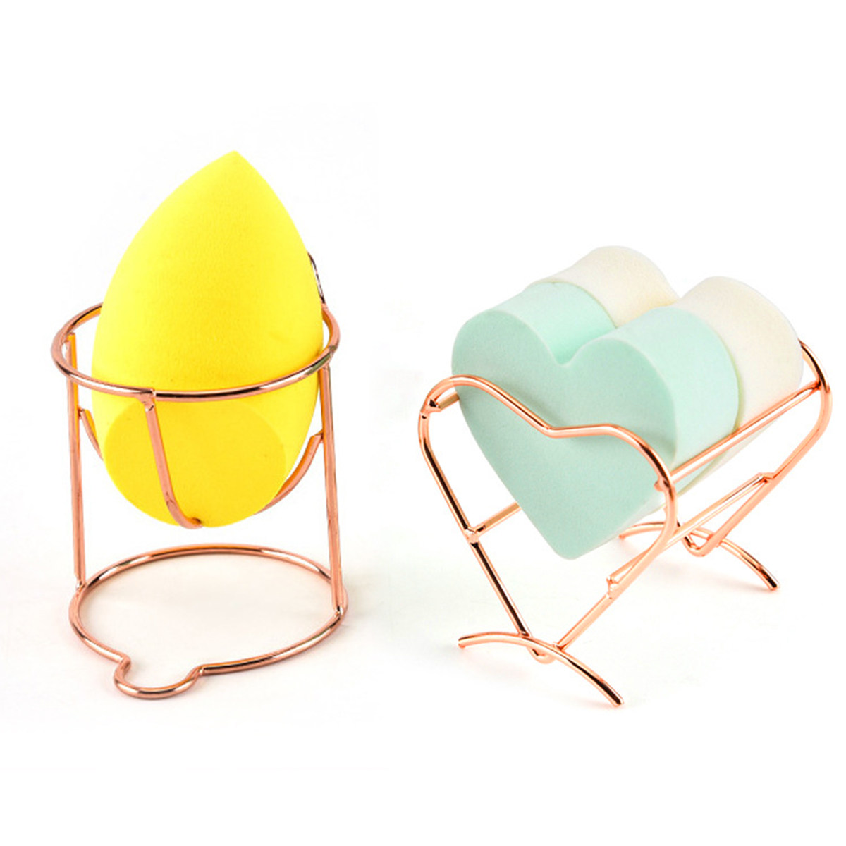 3 個のメイクアップスポンジホルダーラックパウダーパフ乾燥保 - Beauty Makeup Women のレビューと価格
