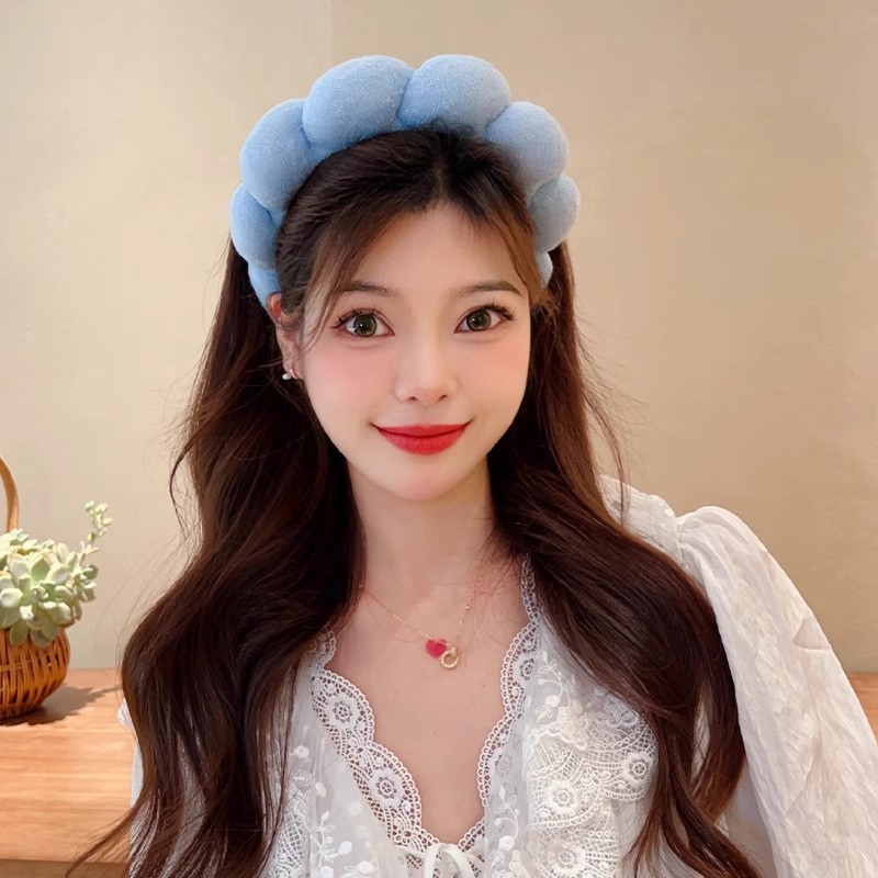 レトロふわふわヘアバンドスポンジヘッドバンド女性のためのベル - Beauty Hair Makeup のレビューと価格