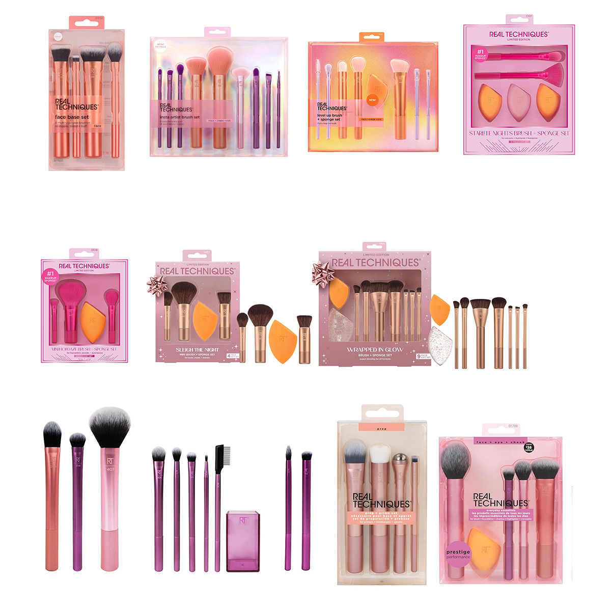 完全なメイクブラシセット 1997 パウダーブラッシャー ブ - Beauty Makeup Blender のレビューと価格