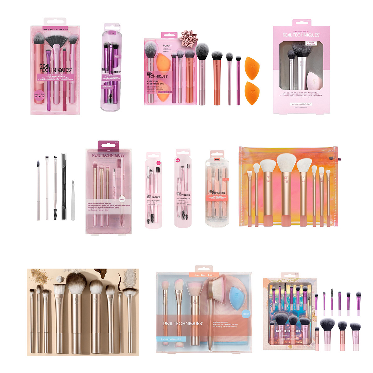 完全なメイクブラシセット 1997 パウダーブラッシャー ブ - Beauty Makeup Blender のレビューと価格