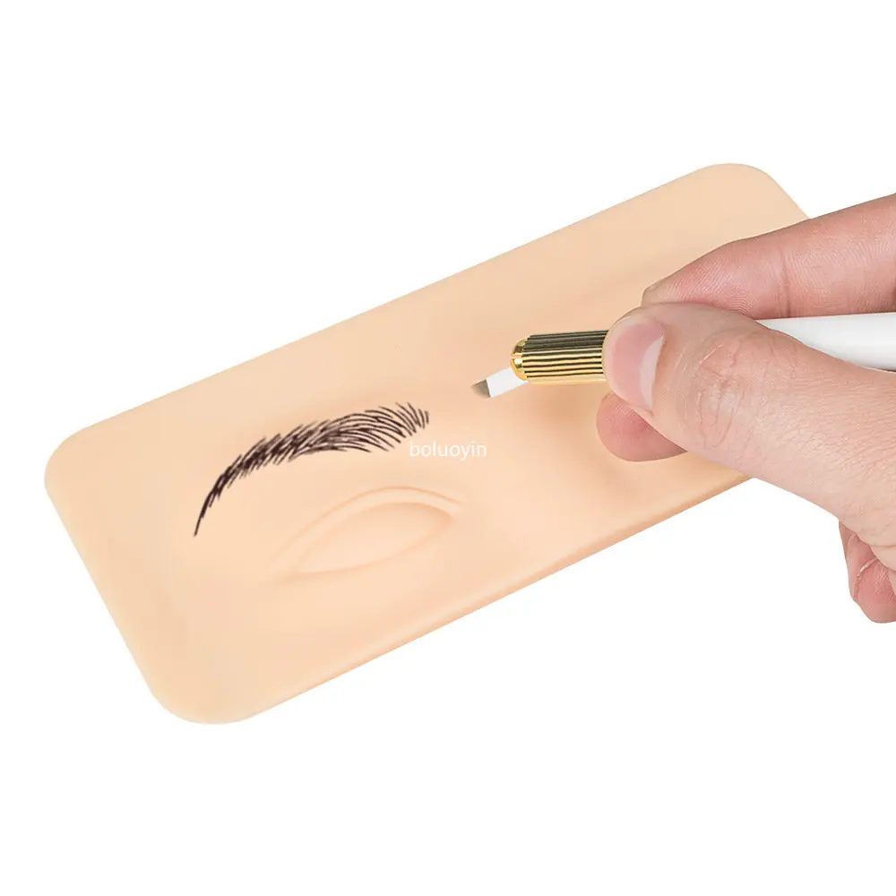 シリコン製眉毛タトゥー練習用スキンパッド、アイパーマネントメ - Beauty Makeup Academy のレビューと価格