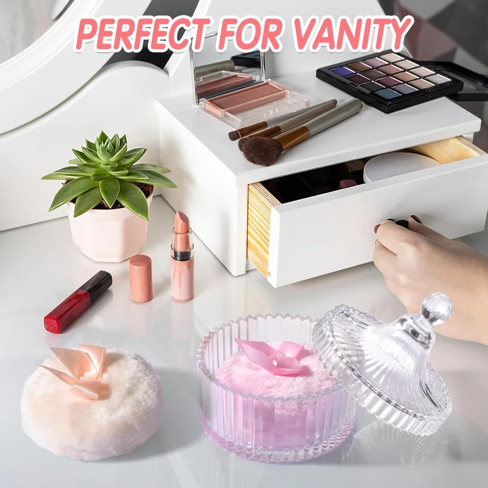 3 個のメイクアップオーガナイザーセットベルベットパウダーパ - Beauty Makeup Blender のレビューと価格