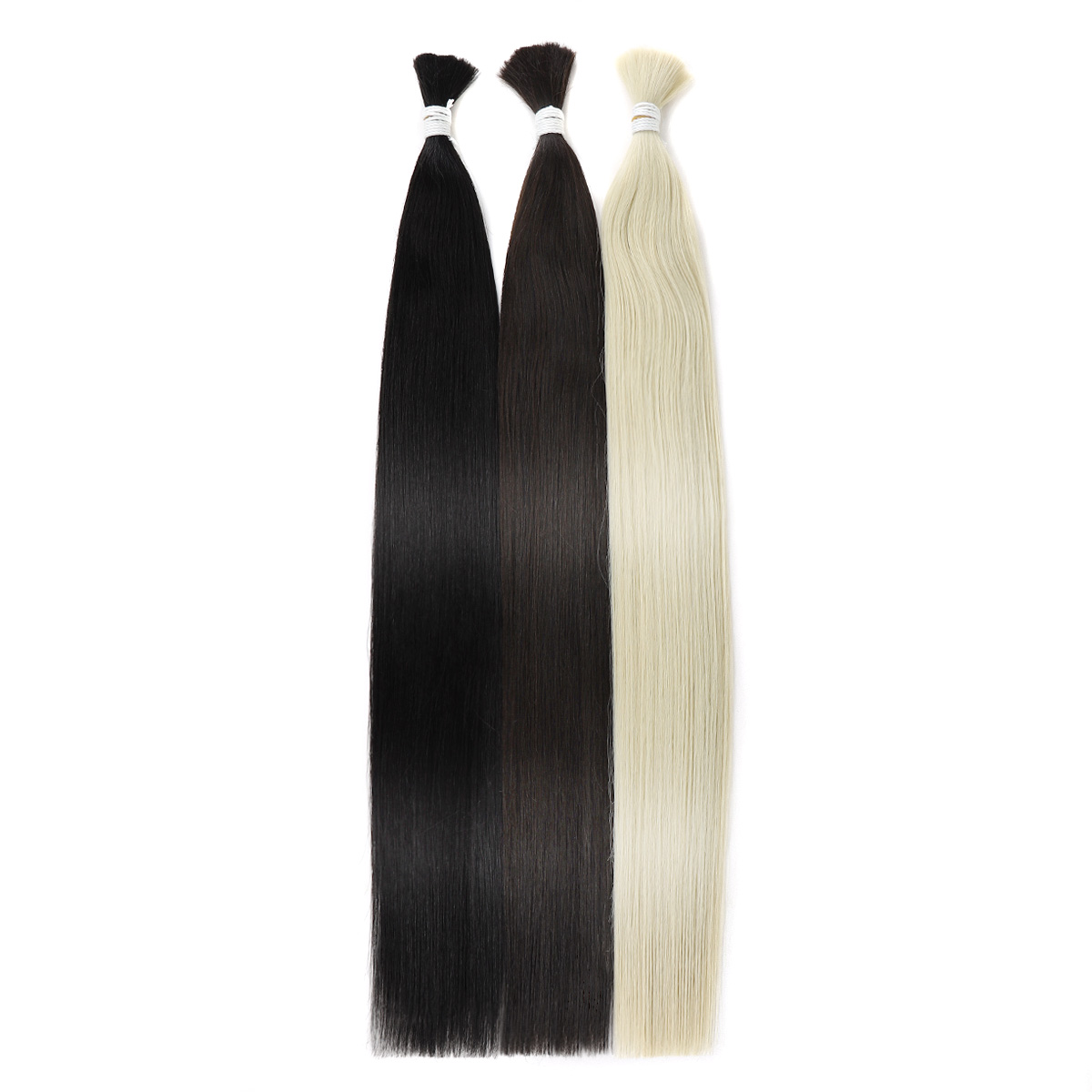 28インチ合成ストレートヘアバンドル、ウェフトなしストレート - Pure Beauty Hair & Makeup のレビューと価格