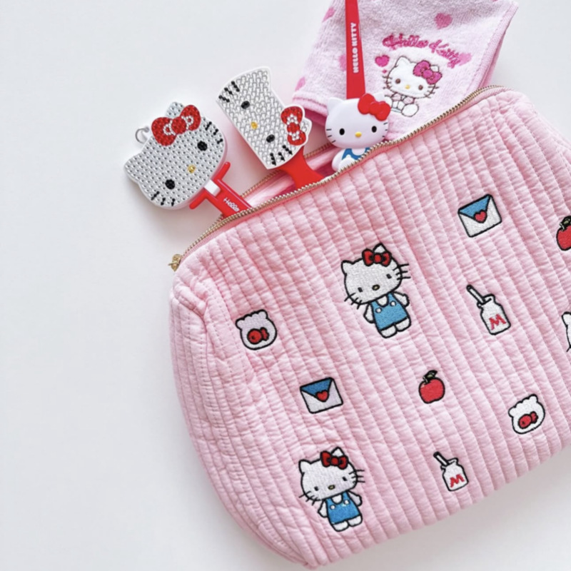 ハローキティかわいい漫画ジッパーティッシュバッグ化粧バッグ変 - Beauty Makeup For Kids のレビューと価格