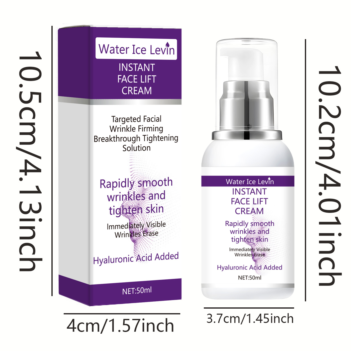 ヒアルロン酸配合インスタントフェイスリフトクリーム しわ対策 - Anti-Aging Face Cream のレビューと価格