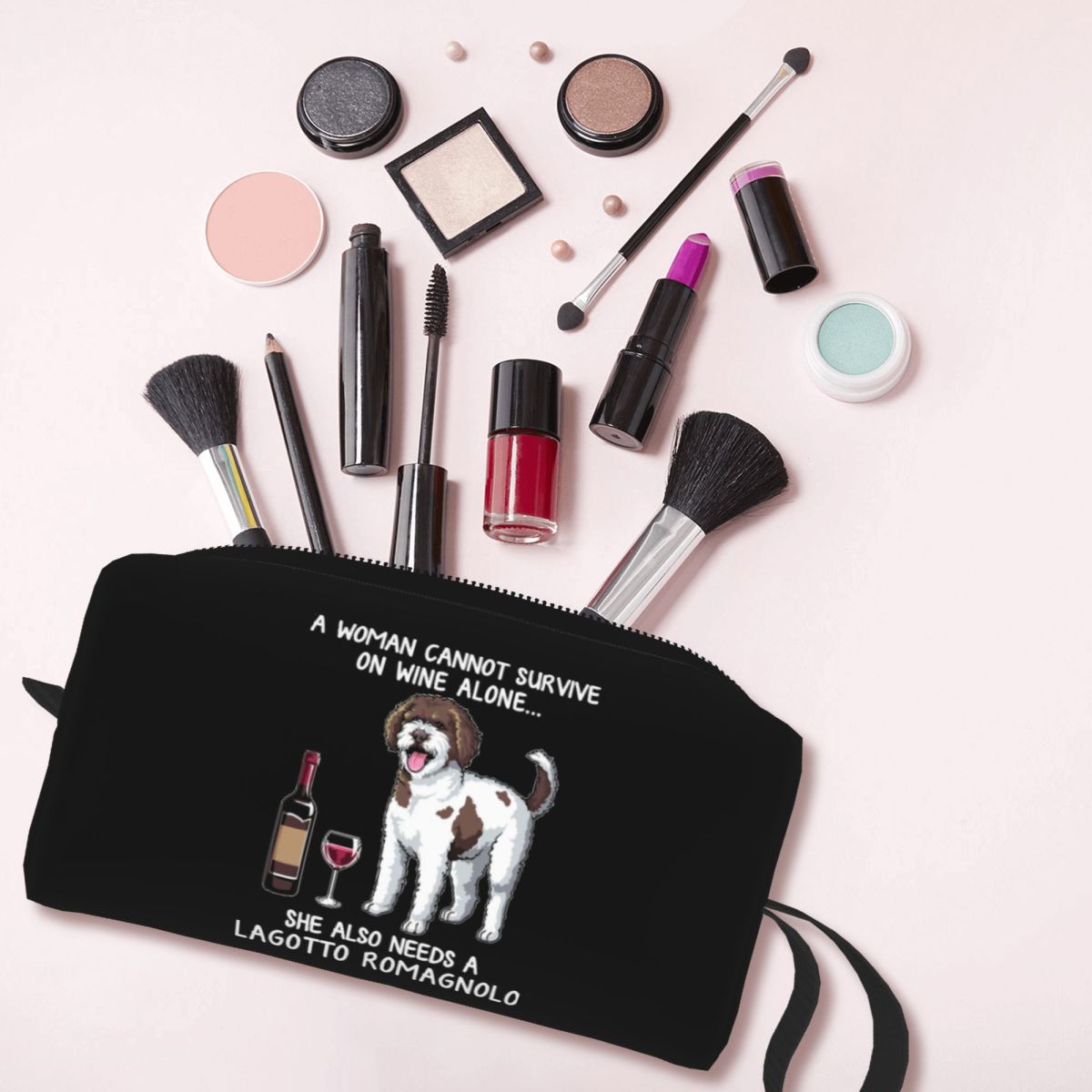 Lagotto Romagnolo And Wine Fun - Beauty Makeup Women のレビューと価格