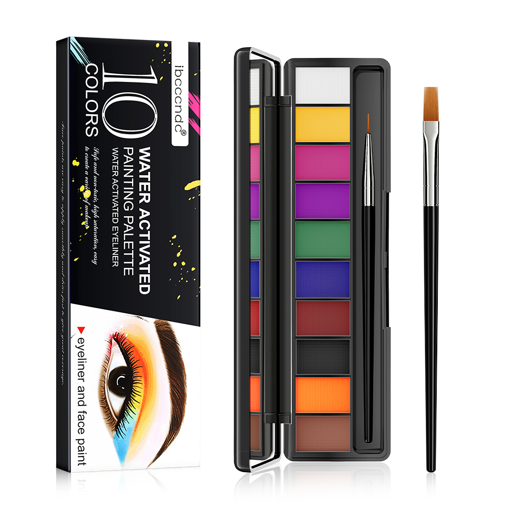 蛍光ネオングローペイント,フェイス & ボディアートペイント - Beauty Halloween Makeup のレビューと価格