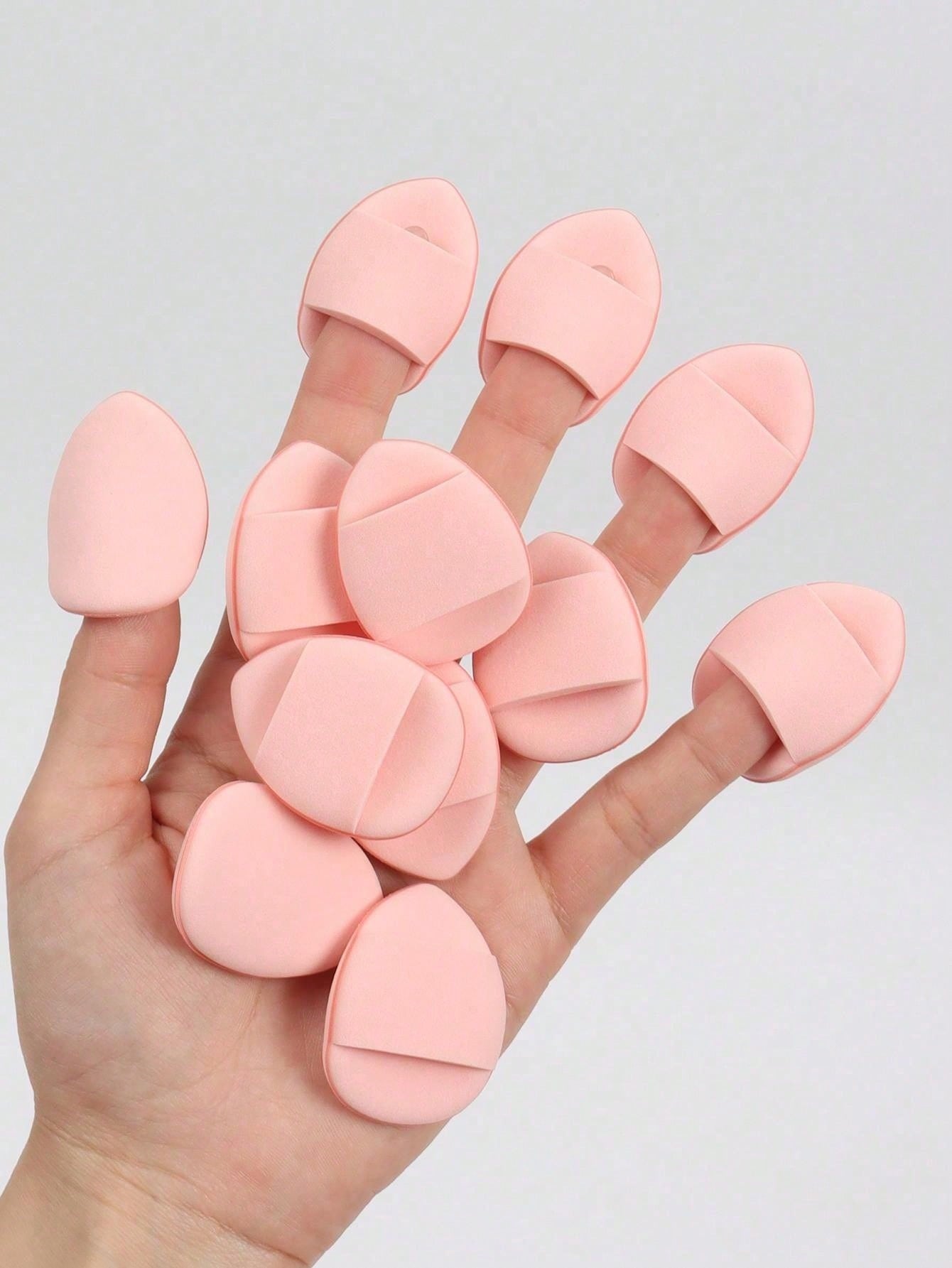 10/30/100個入りフィンガーチップクッションパウダーパ - Beauty Makeup Blender のレビューと価格
