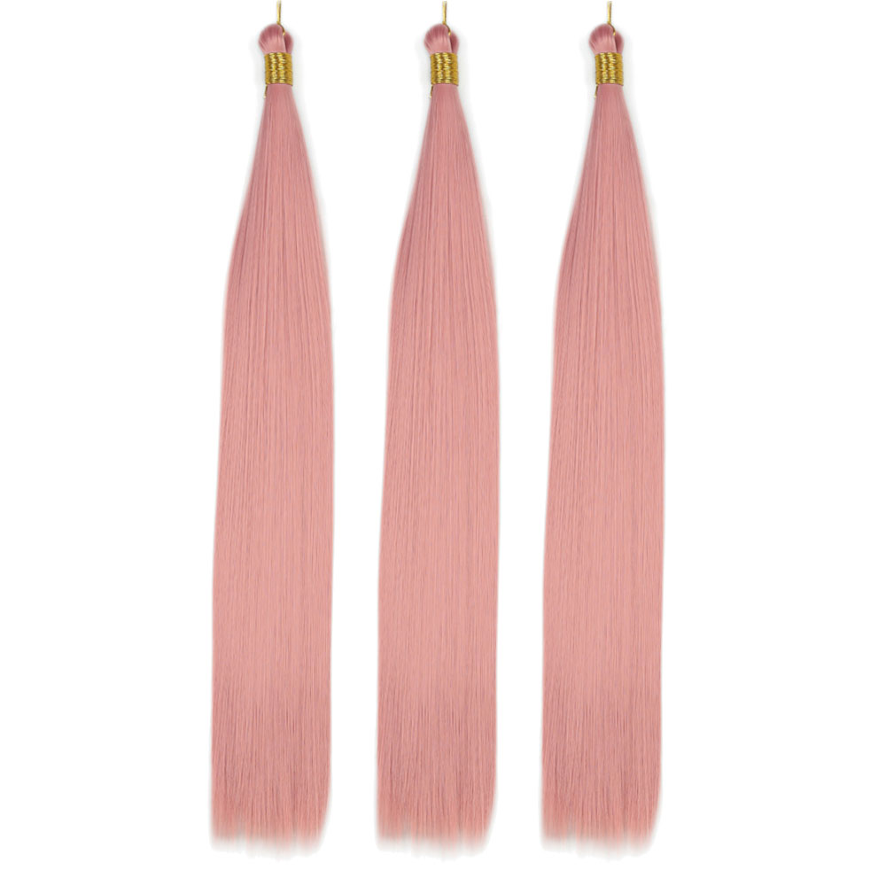 28インチ 450g ストレート バルクヘア 合成クロシェブ - Pure Beauty Hair & Makeup のレビューと価格