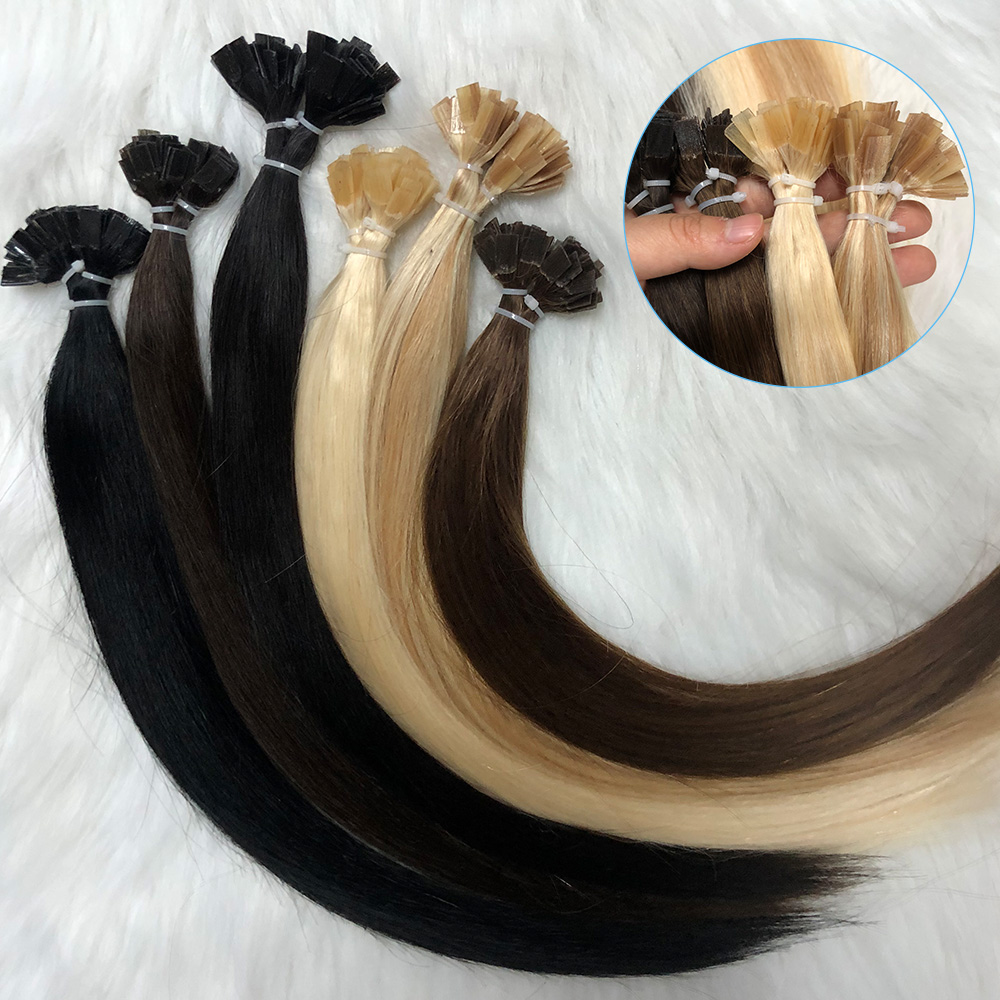 ナチュラルフラットチップヘアエクステンション,50個,ナチュ - Pure Beauty Hair & Makeup のレビューと価格