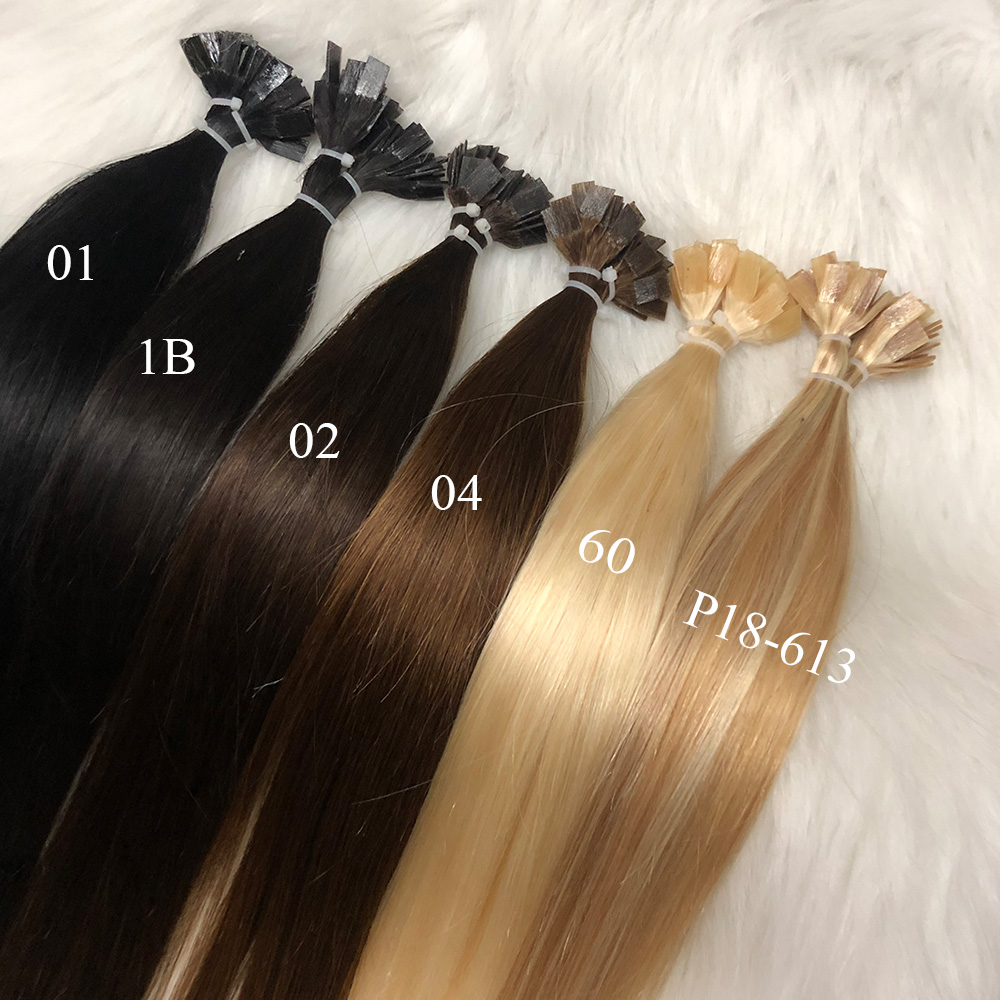ナチュラルフラットチップヘアエクステンション,50個,ナチュ - Pure Beauty Hair & Makeup のレビューと価格