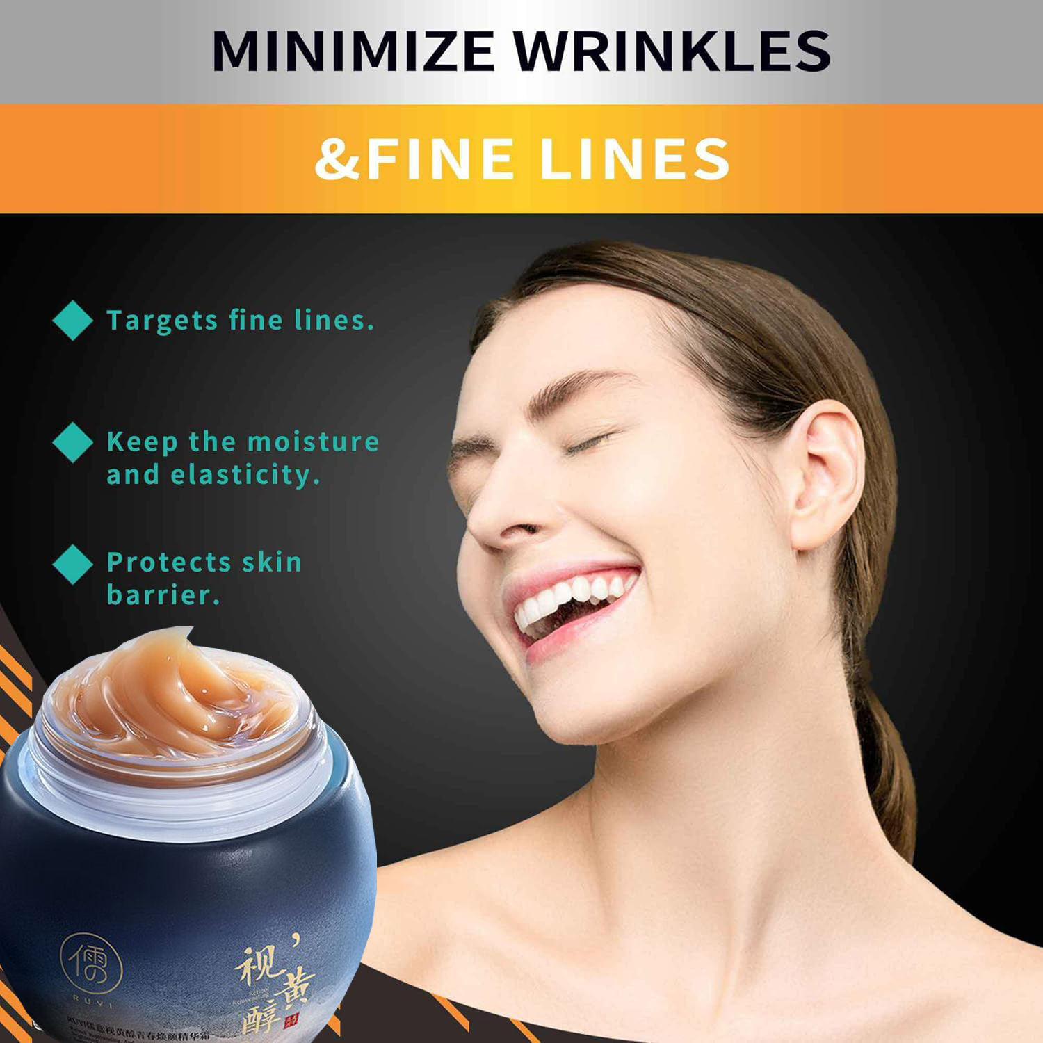 100 グラムレチノールアンチエイジングフェイスクリーム保湿 - Anti-Aging Face Cream のレビューと価格