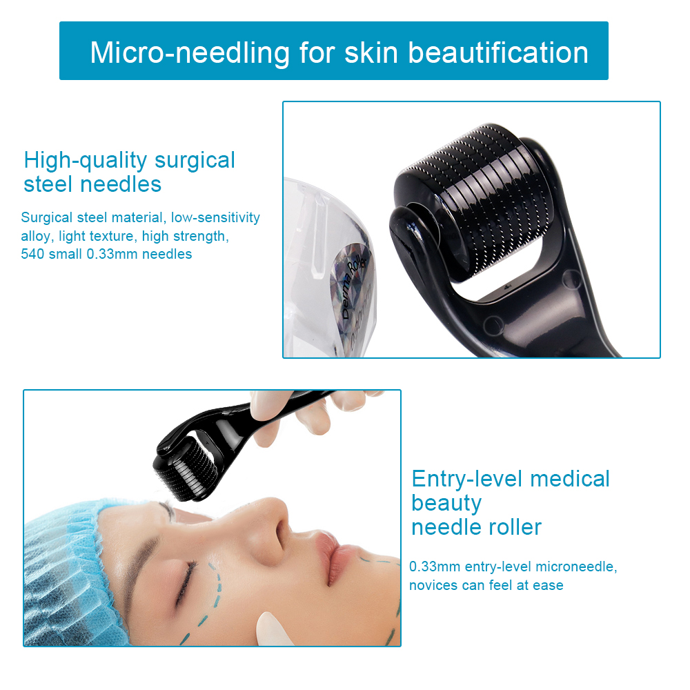 0.2/0.25/0.3 ミリメートルダーマローラー皮膚ひげ - Beauty Hair Makeup のレビューと価格