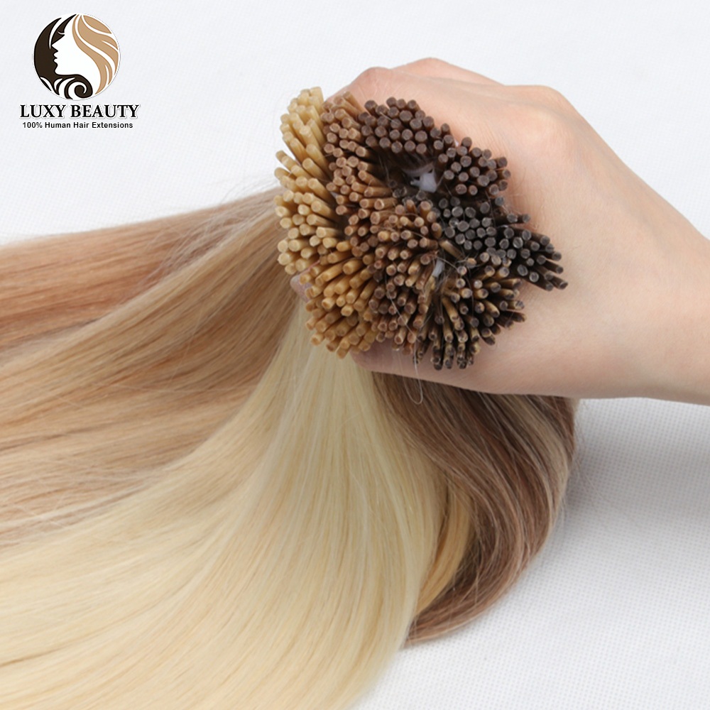 滑らかな人間の髪の毛のエクステンション,事前に接着されたマイ - Pure Beauty Hair & Makeup のレビューと価格