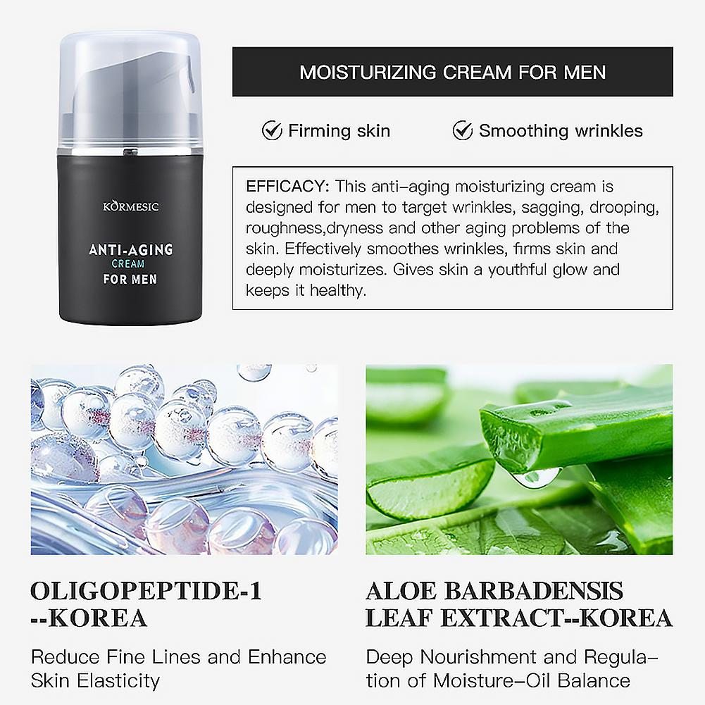 メンズフェイスクリームアンチエイジングしわクリーム保湿保湿引 - Anti-Aging Face Cream のレビューと価格