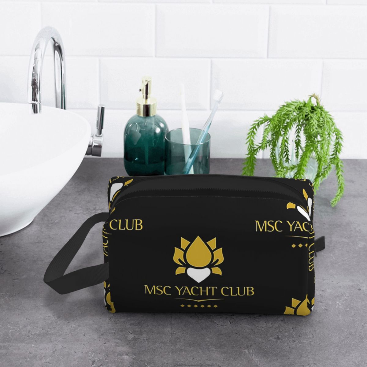 MSC ヨットクラブ ロゴデザイン キャップ メイクアップバ - Beauty Makeup Logo Design のレビューと価格