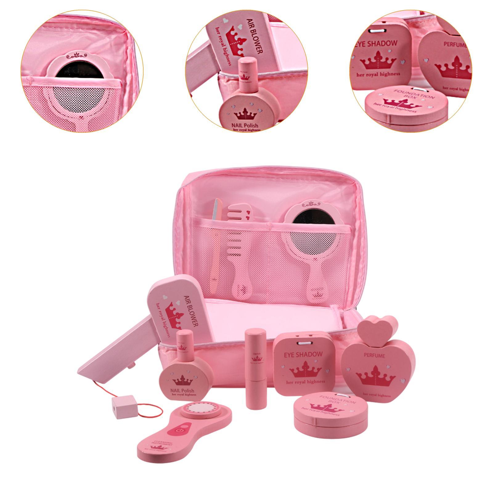 10個入りごっこ遊びメイクアップキット木製ビューティーサロン - Beauty Makeup For Kids のレビューと価格