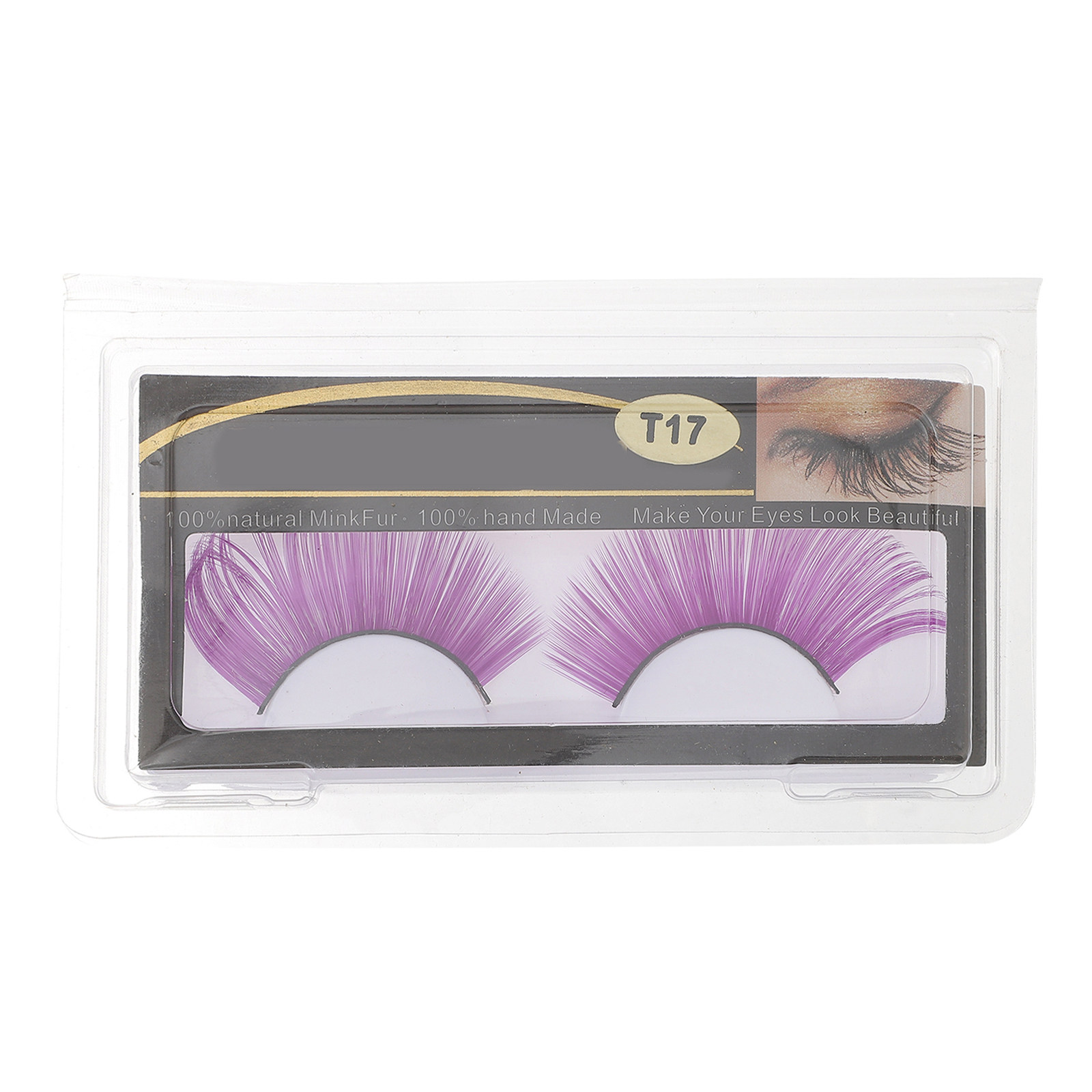 3 ペアの安全な軽量ファイバー偽まつげ美しいカーリーデザイン - Beauty Halloween Makeup のレビューと価格