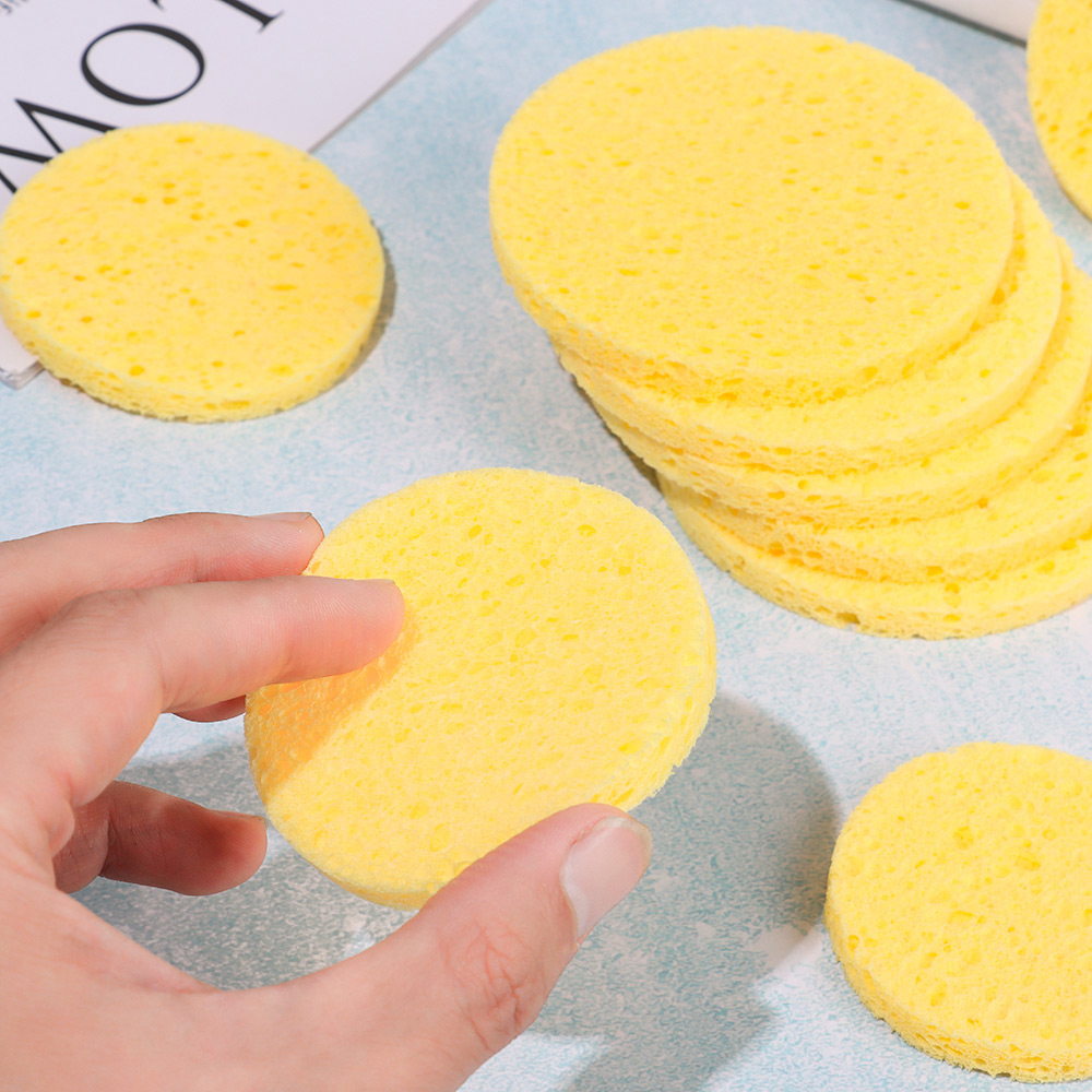 10 個 6-9 センチメートルイエローフェイスラウンドメイ - Beauty Makeup Blender のレビューと価格