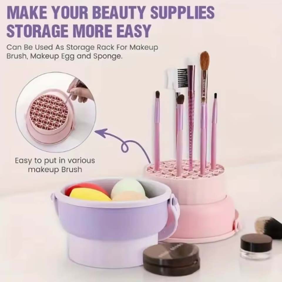 メイクブラシ洗浄ボウルビューティーエッグ洗浄ツール収納セット - Makeup Beauty Set のレビューと価格
