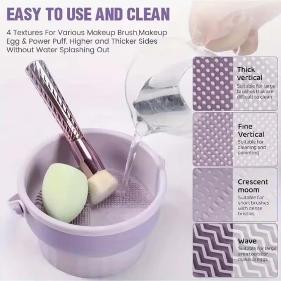 メイクブラシ洗浄ボウルビューティーエッグ洗浄ツール収納セット - Makeup Beauty Set のレビューと価格