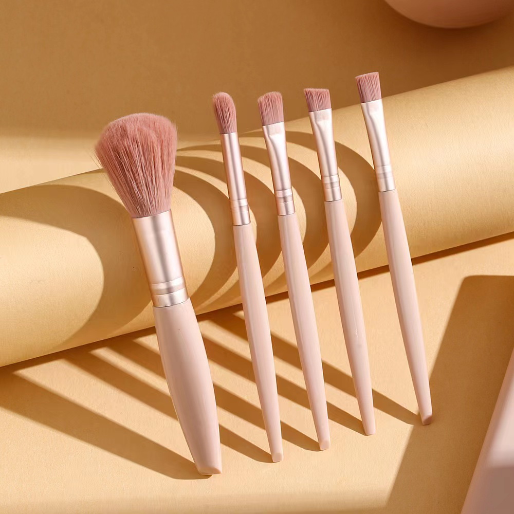5 個の化粧ブラシキットミラーとケース付き折りたたみボックス - Makeup Beauty Set のレビューと価格