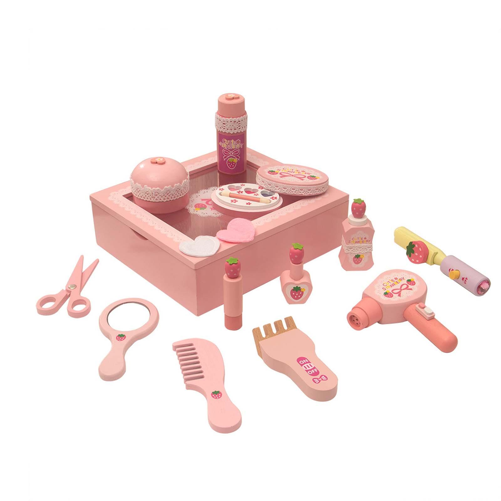 木製メイクアップビューティーおもちゃセット 小さな女の子向け - Beauty Halloween Makeup のレビューと価格