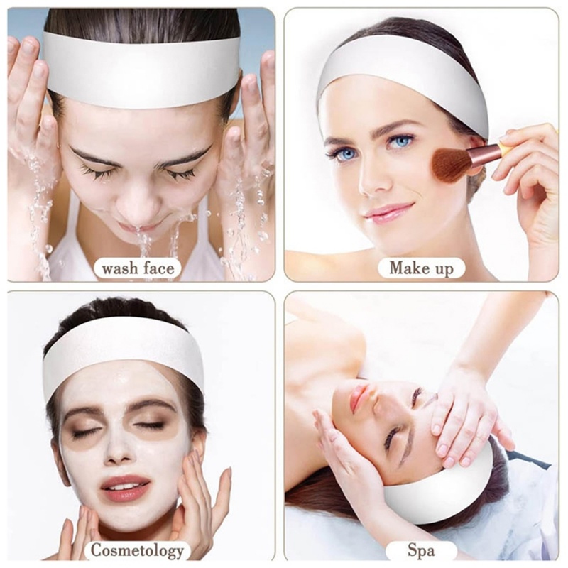 100/50/10 個使い捨てフェイシャルヘッドバンドスパス - Beauty Hair Makeup のレビューと価格