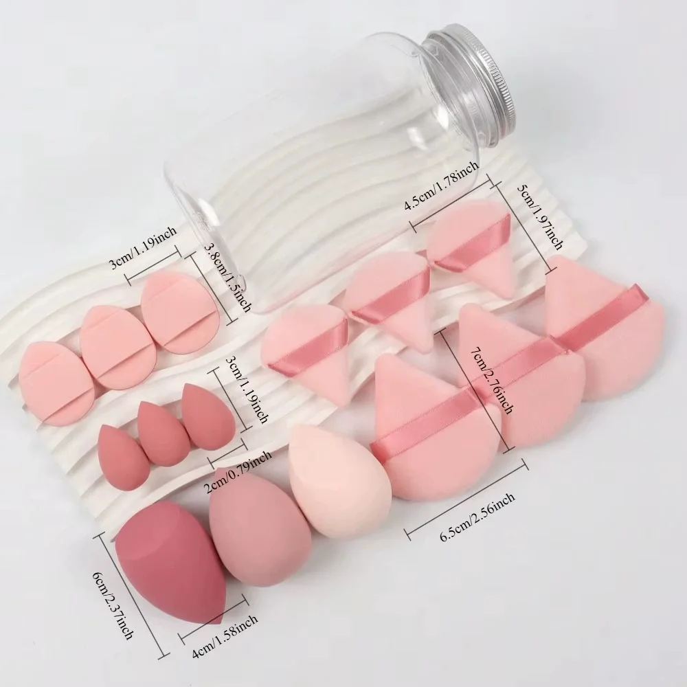 12/15 個メイクアップスポンジ化粧パフファンデーションス - Beauty Makeup Blender のレビューと価格