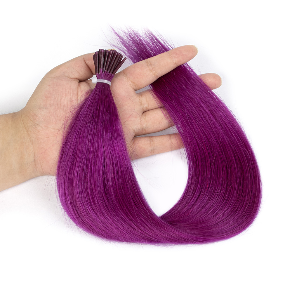 カラーパープル Iチップ マイクロビーズ人毛エクステ ピンク - Pure Beauty Hair & Makeup のレビューと価格